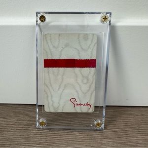 Vintage Givenchy Collectible Playing Card 2 of Hearts in a UV Protective Case